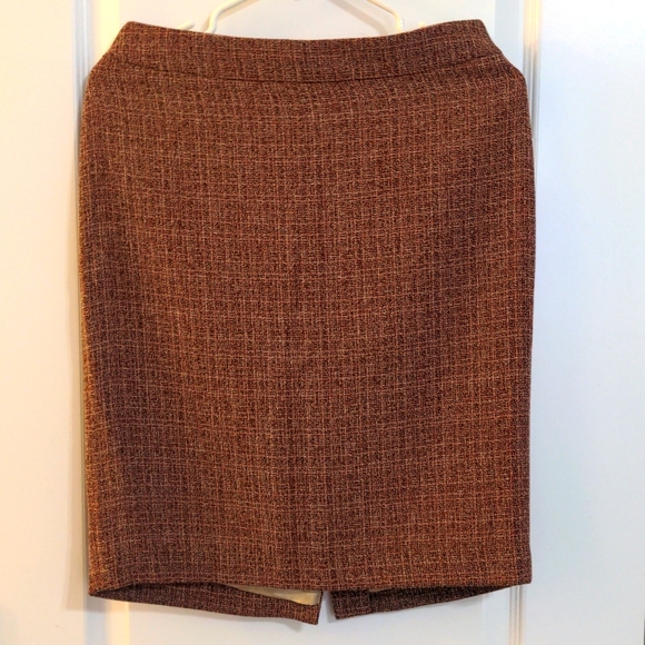 Anne Klein Tweed Multicolor Pencil Skirt Suit Separate - Picture 3 of 7